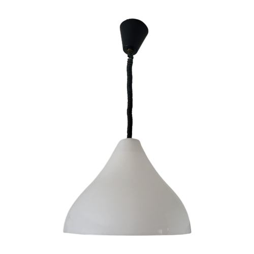White Plastic Hanging Lamp