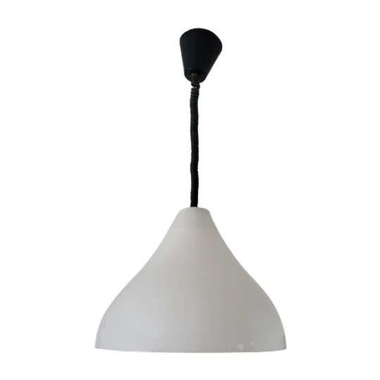 White Plastic Hanging Lamp 1