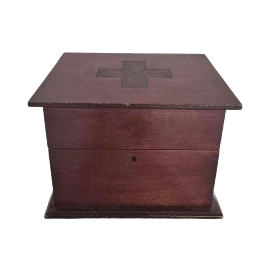 Antieke Ehbo Kist Hout 1