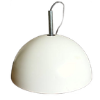 Vintage Dome Mushroom Hanglamp Hoffmeister Leuchten Jaren '70 thumbnail 1
