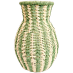 Retro Sisal Vaas Fifties Stijl Vaas thumbnail 1