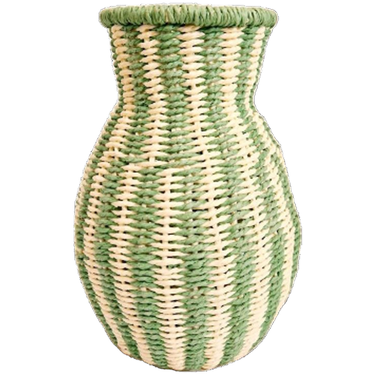 Retro Sisal Vaas Fifties Stijl Vaas 1