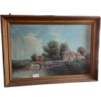 René Bazin "Groot Landschap Uit 1898". thumbnail 1