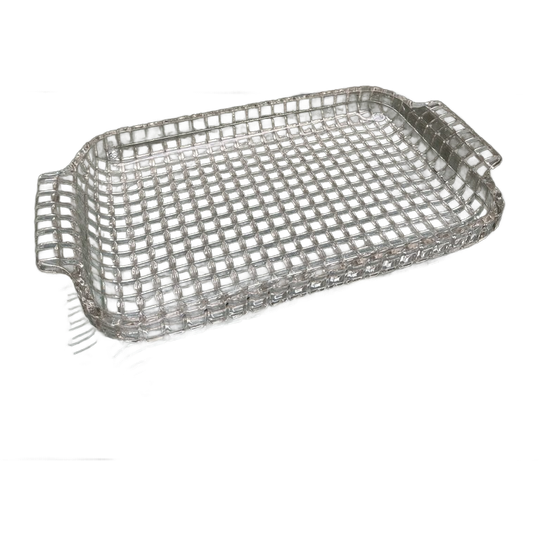 Vintage Glazen Serveerschaal 1