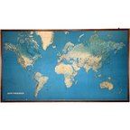 Vintage Xxl Air France ‘airway’ Map – 1970’s thumbnail 1