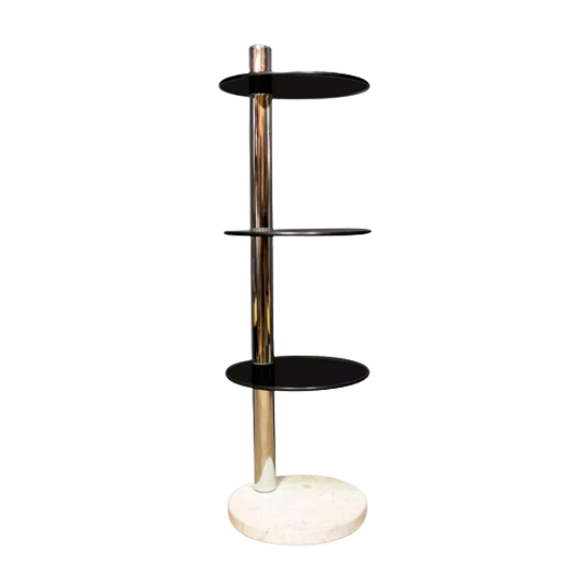 Marble & Glass Sidetable 1