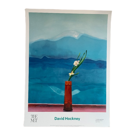 David Hockney, Mount Fuji And Flowers, 1972 1