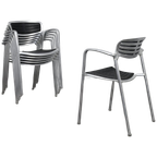 Set Of 6 Toledo Chairs By Jorge Pensi For Amat Spain, 1986 thumbnail 1