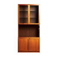 Vintage Teak Boekenkast 2 Delen, Zweden 1960 (#22583)