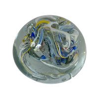 Handmade - Murano - Presse Papier / Paperweight- Floral Decor