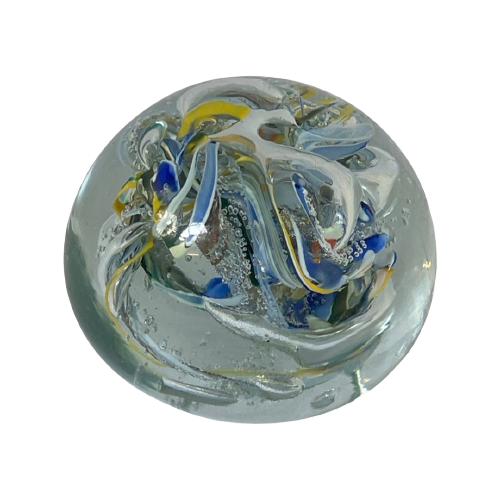 Handmade - Murano - Presse Papier / Paperweight- Floral Decor