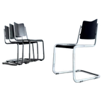 4x Tecta B11 Cantilever Stoelen Design Jean Prouve thumbnail 1