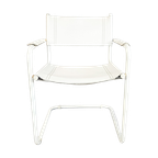 Bauhaus Design - Mart Stam - Visitor Chair - Matteo Grassi - Leer - Buisframe - 70'S thumbnail 1
