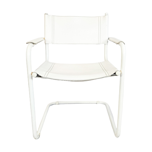 Bauhaus Design - Mart Stam - Visitor Chair - Matteo Grassi - Leer - Buisframe - 70'S