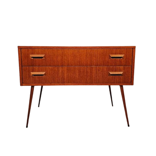 Vintage Deens Design Ladekast, Teak Dressoir Retro 1960S