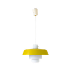 Geel Wit Space-Age Hanglamp - Reliving thumbnail 1