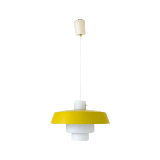 Geel Wit Space-age Hanglamp - Reliving 1