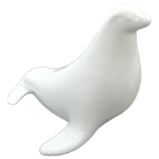 Goebel West Germany Wit Porseleinen Beeld Zeehond 1