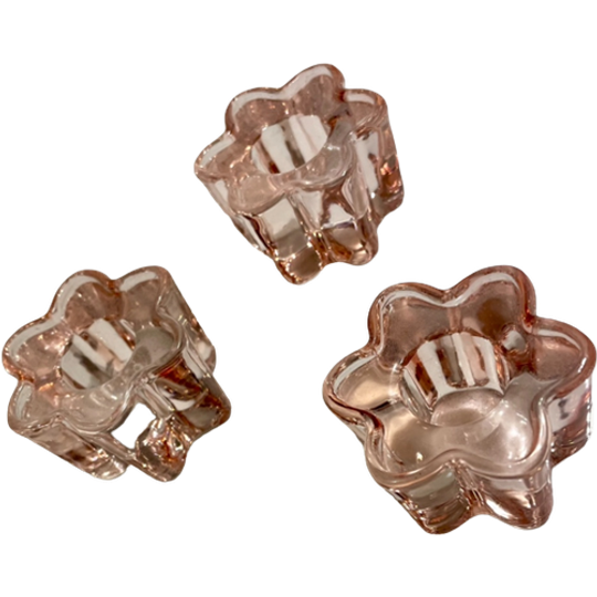 Pastelroze Kandelaars 1