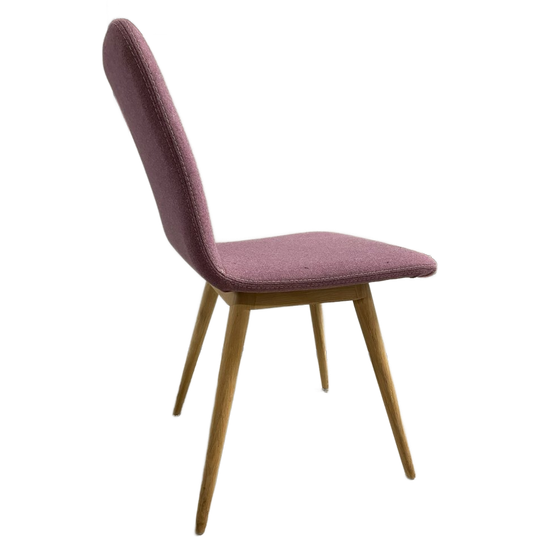 Gazzda Eetkamerstoel Ena Paarse Wollen Bekleding 1