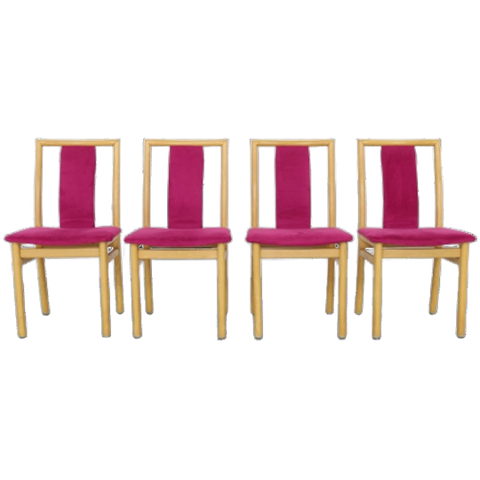 Vintage Deense Eetkamerstoelen 4 Van K. Høffer-larsen 1