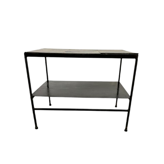 Vintage Gekleurde Tegeltafel / Bijzettafel / Sidetable 1