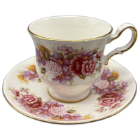 Queen Anne Kop En Schotel Floral