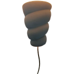 Vintage Italiaanse Keramiek Muur Lamp Wolk. thumbnail 1