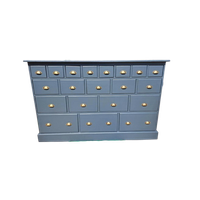 Oud Grenen Ladekast Refurbished Grijs