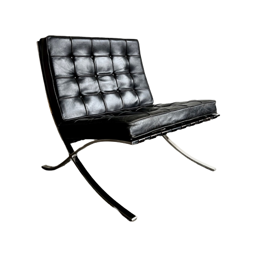 Iconic Lounge Chair Barcelona, Design Mies Van Der Rohe