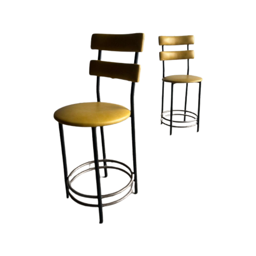 Two Mid Century Barstools