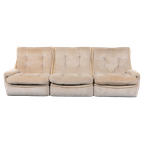 1970’S Vintage Italian Design Three Seat Sofa / 3 Zitsbank / Bank From Pizzetti thumbnail 1