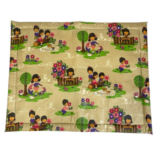 Retro Boxkleed Vintage Seventies Skai Babykamer 1