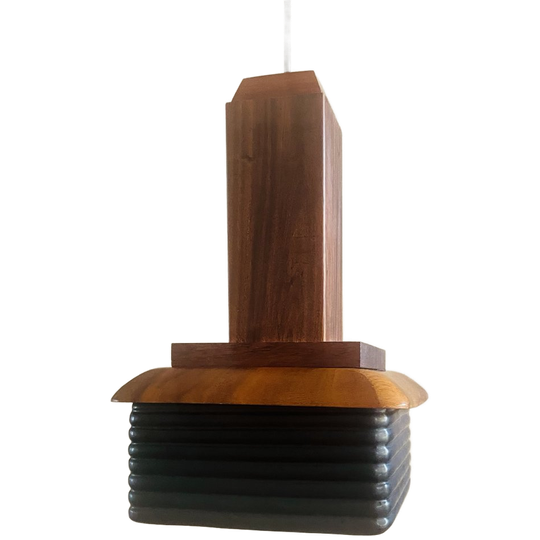 Hanglamp Zwart Vierkant 1