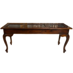 Oude Toonbank, Vitrine-tafel, Sidetable, Pronktafel. L 180cm thumbnail 1