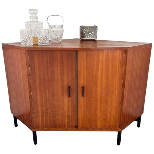 Mid-century Deens Design Hoekkast Simpla Lux 1960’s 1