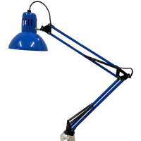 Retro Blauwe Schaarlamp Uit De Jaren 90