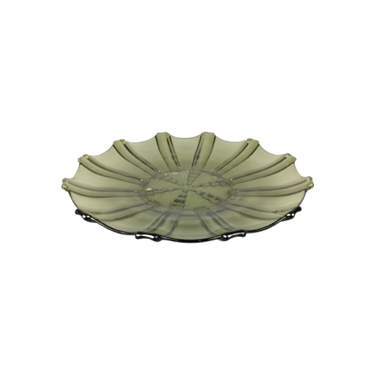 Glazen Art Deco Schaal 1