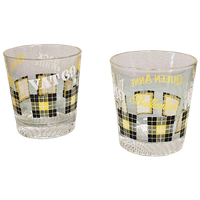 Vintage Whiskey Tumblers Met Opschrift