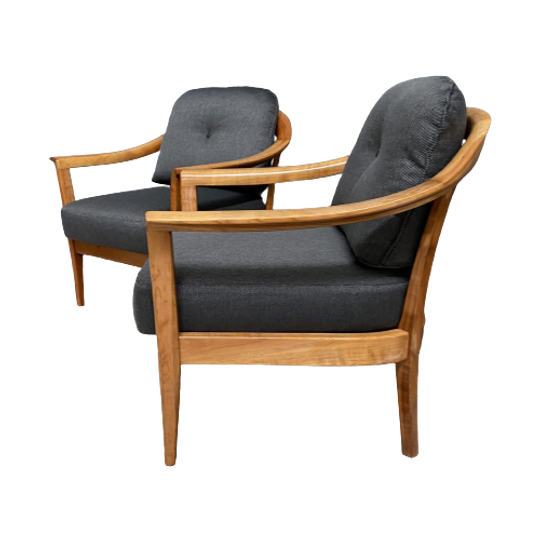 Set Of Two Wilhem Knoll Chairs 1960s 1