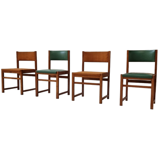 Vier Mid Century Stoelen 1