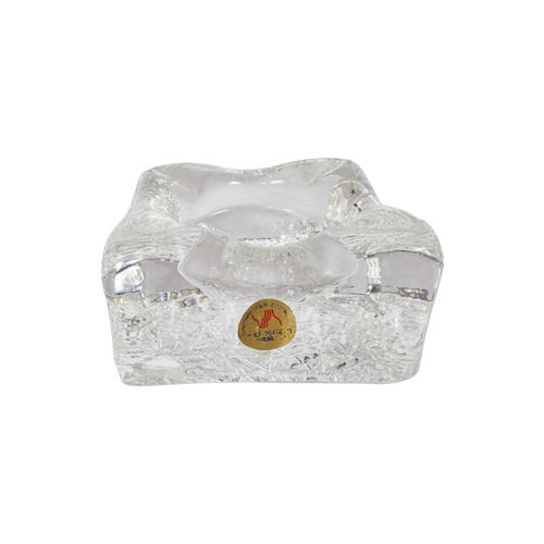 Royal Leerdam - Glas - Kristal - Asbak - 3E Helft 20E Eeuw
