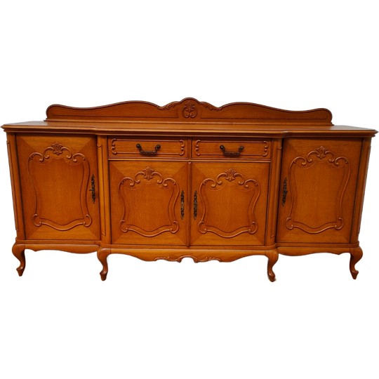 Vintage Louis Xv Wandkast Buffetkast Dressoir Ladekast 1