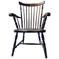 Antieke Windsor Chair. Spijlen Stoel. Origineel.