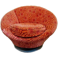 Vintage Draaifauteuil Schommelstoel Bretz Draaistoel Design