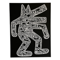 Keith Haring (1958-1990), Dog, 1985, Licensed By Artestar Ny, Printed In U.K.