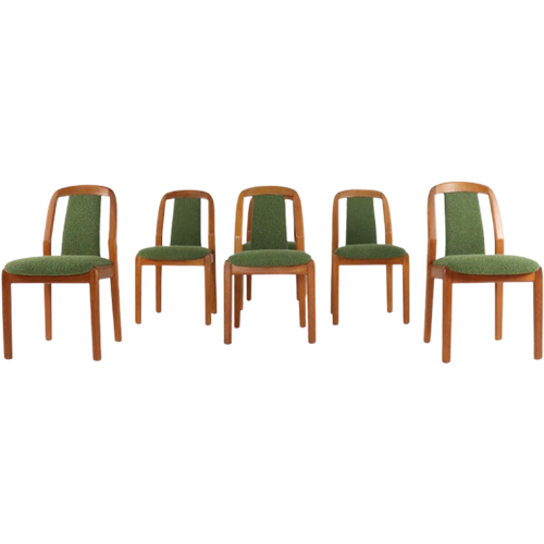 Set 6 Dyrlund Stoelen 'Marialinden' Vintage New Upholstery