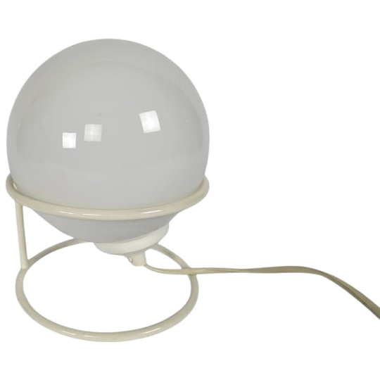 Woja - Space Age - Globe - Tafellamp - Metaal - Glas- 70's 1