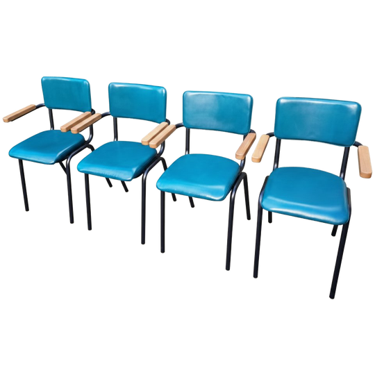 4x Goossens Chaplin Eetkamerstoelen 1