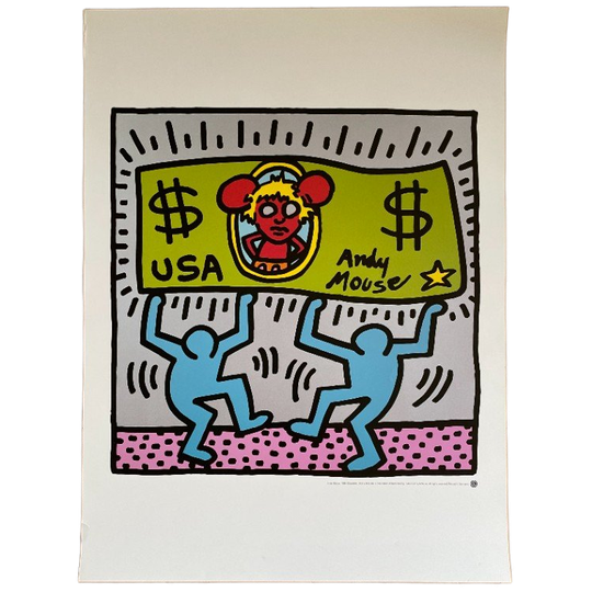 Keith Haring (1958–1990), Andy Mouse, 1986. 1